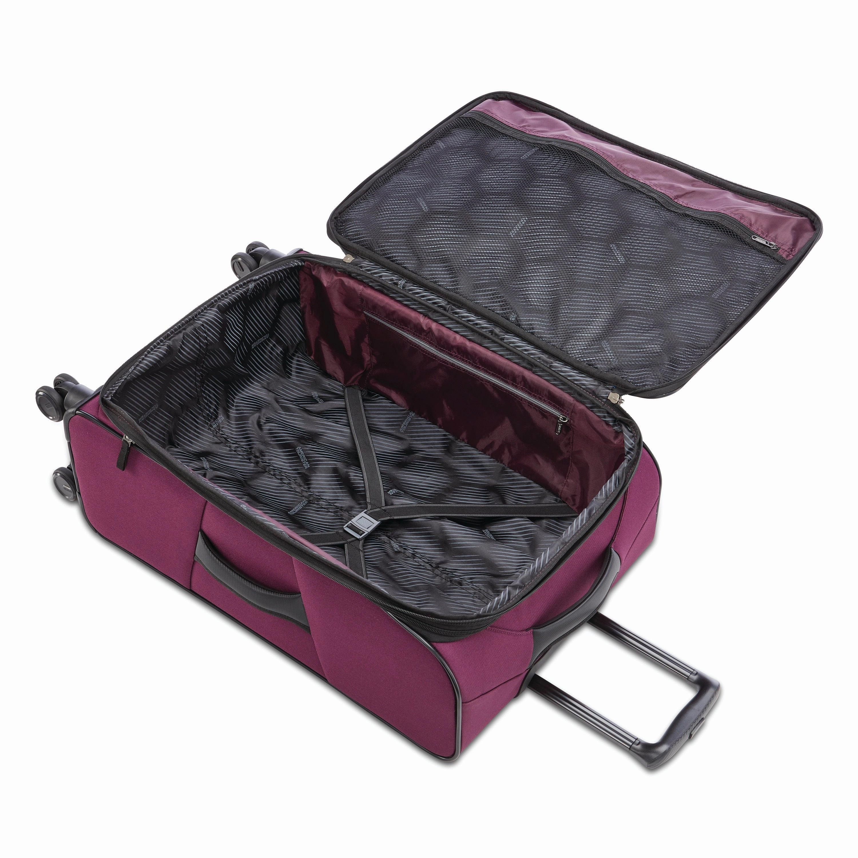 American Tourister 4 KIX 2.0 Softside Spinner Luggage, 20 Inch Carry On
