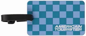 American Tourister AT Luggage Tag Travel Accessory, Capri Breeze Checks