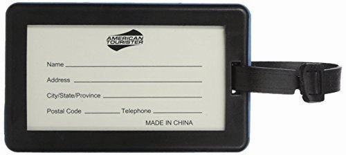 American Tourister AT Luggage Tag Travel Accessory, Capri Breeze Checks