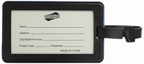 American Tourister AT Luggage Tag Travel Accessory, Capri Breeze Checks