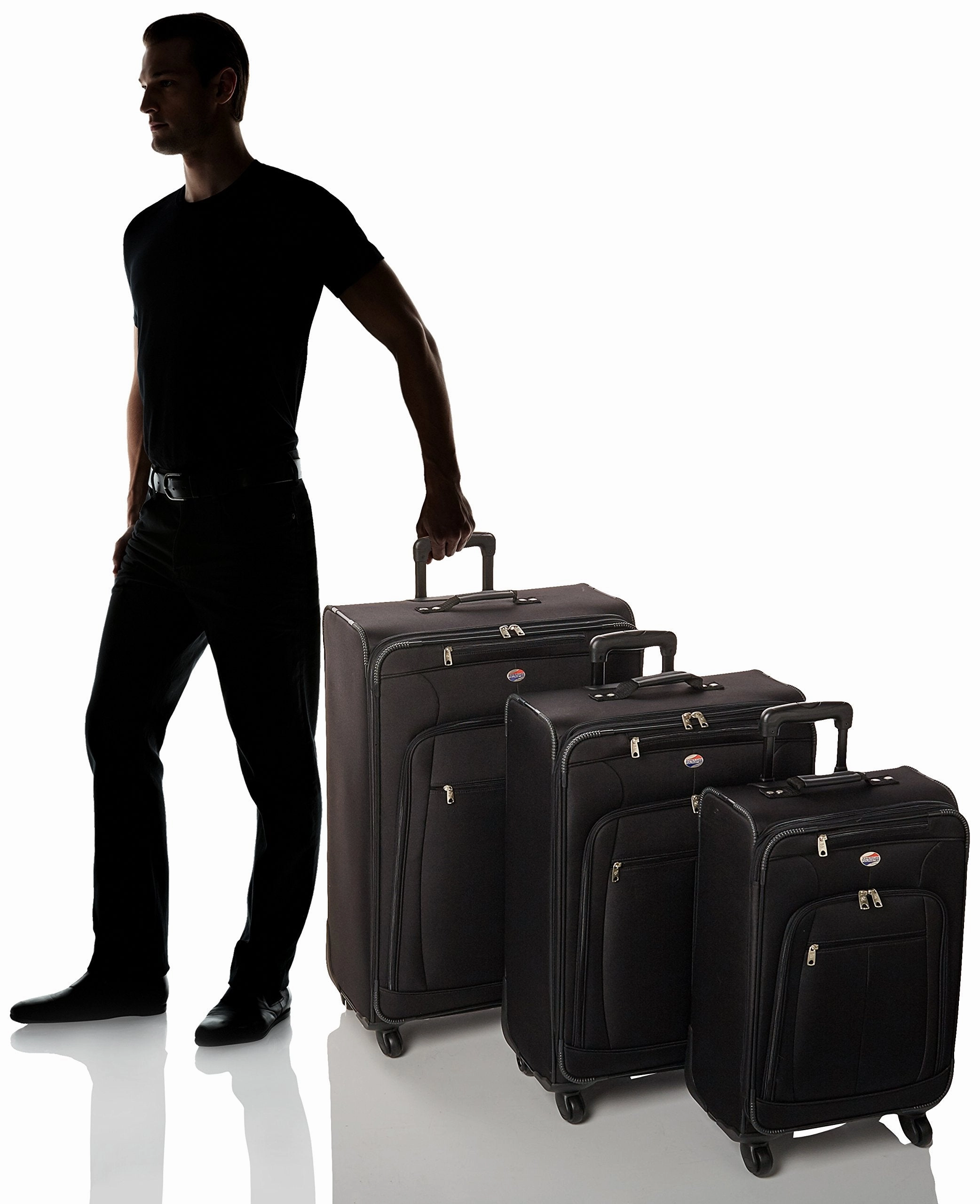 American Tourister AT POP Plus 3 Piece Set (21"/25"/29") 4-Wheel Luggage Sets