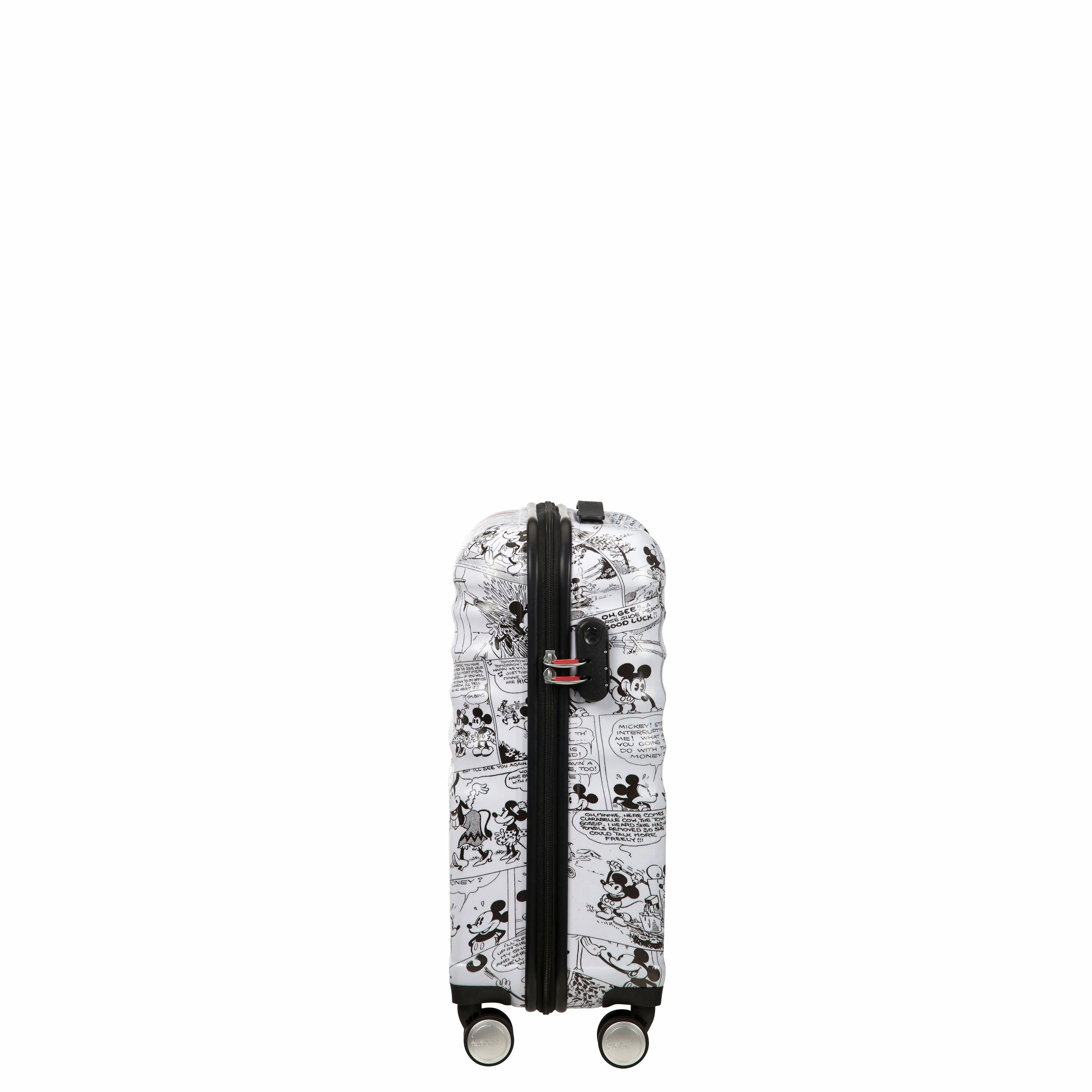 American Tourister Disney Wavebreaker Carry-On Spinner Luggage - Minnie Comics White