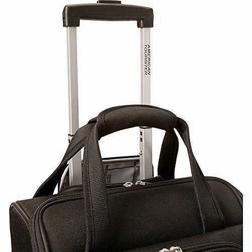 American Tourister Lynnwood 16 Inch Underseat Spinner Carry-On Luggage With Wheels - (Purple Print)