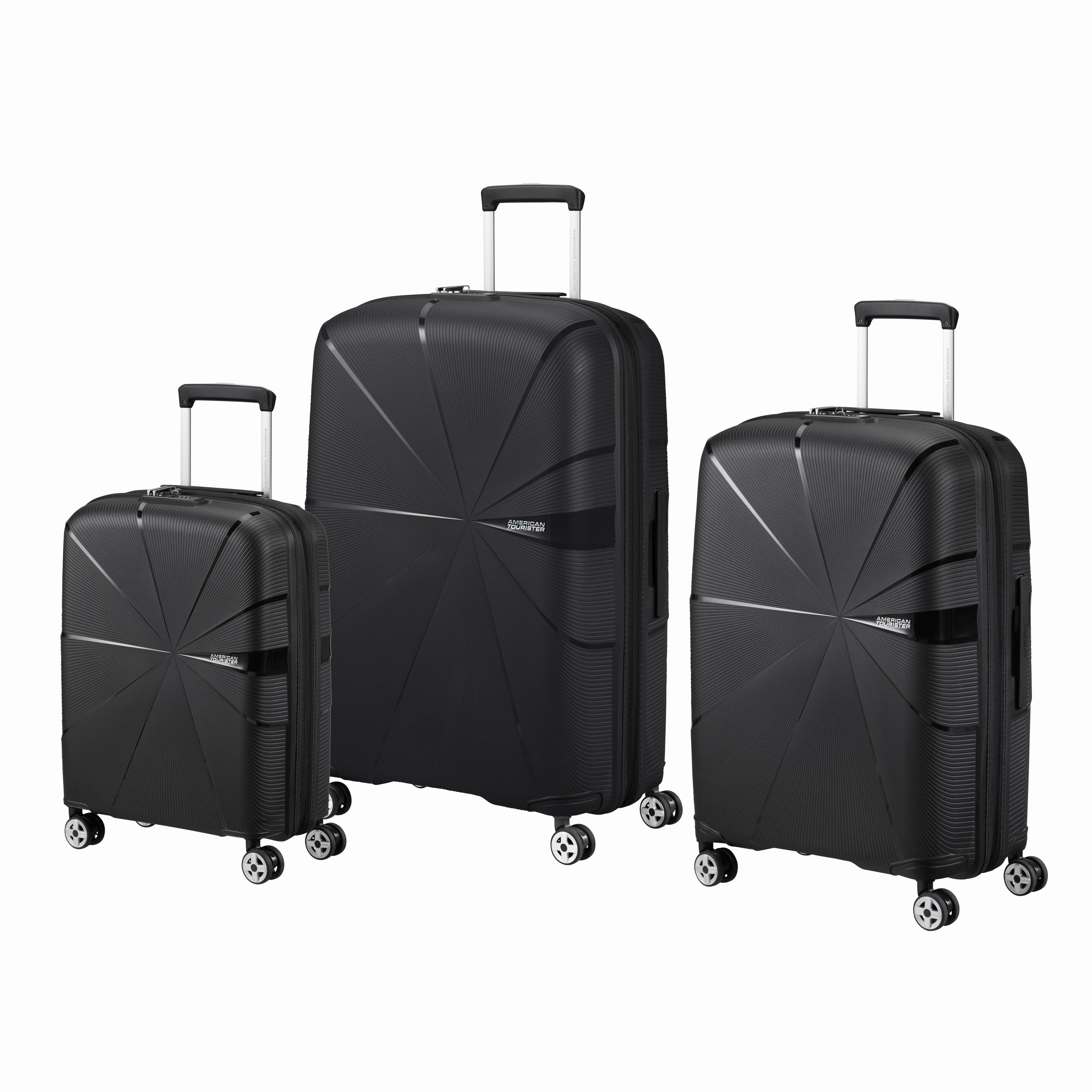 American Tourister StarVibe 3-Piece Spinner Expandable Luggage Set