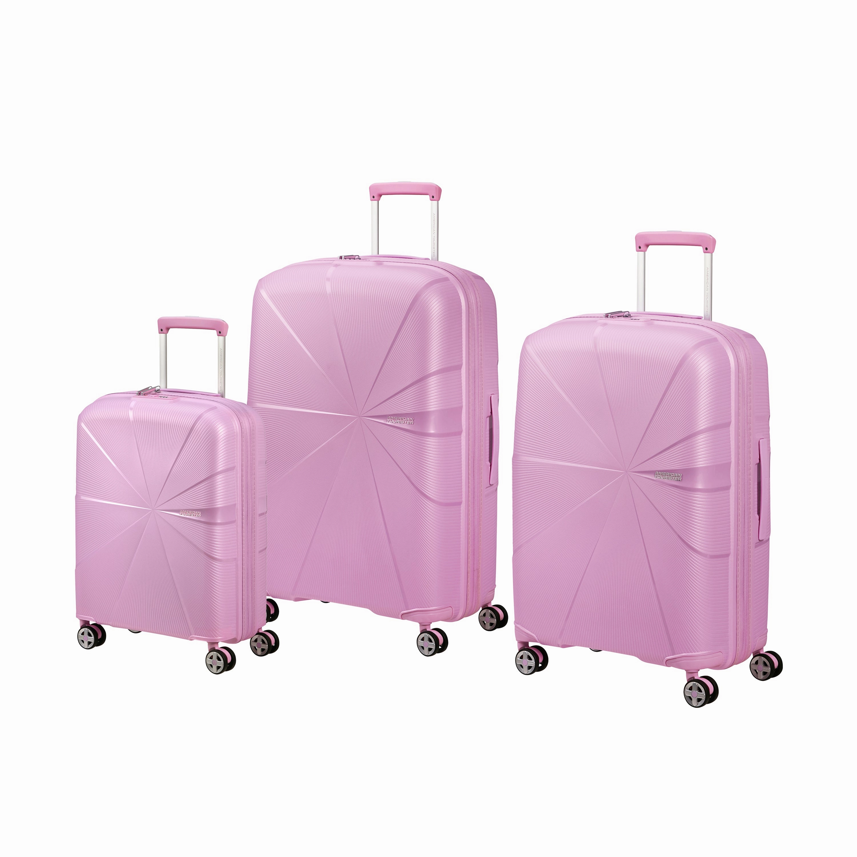 American Tourister StarVibe 3-Piece Spinner Expandable Luggage Set