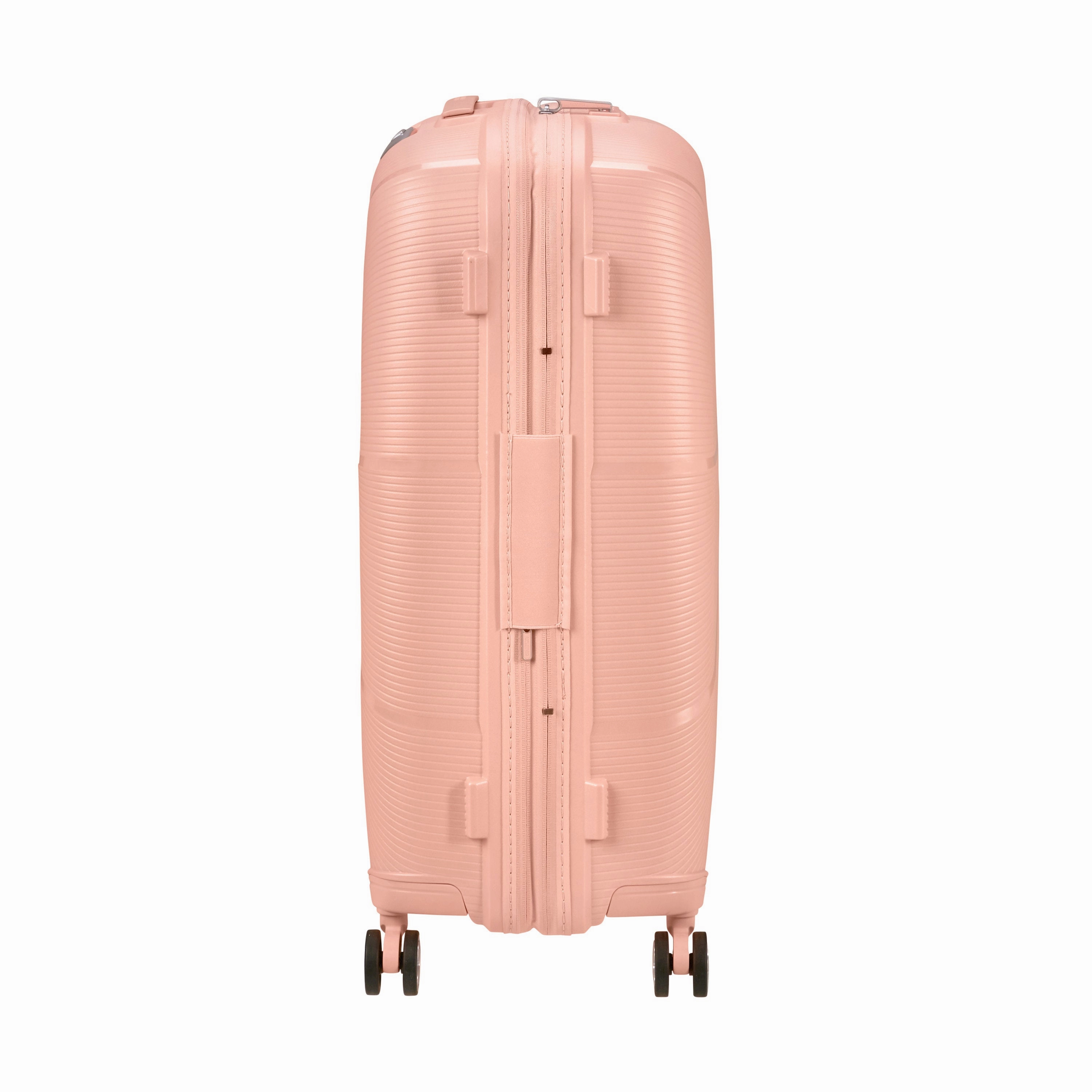 American Tourister StarVibe Spinner Medium Expandable Luggage - Metallic Peach