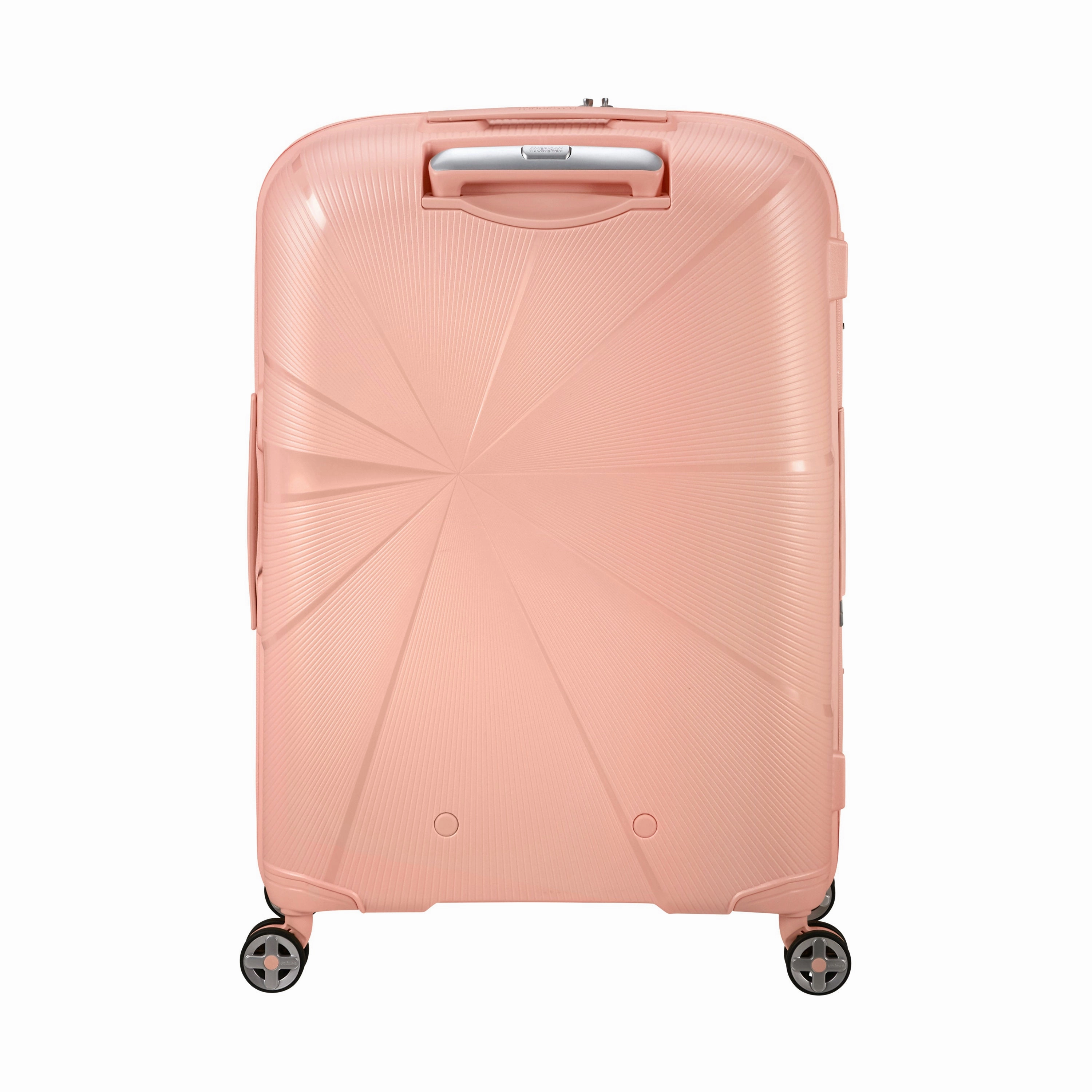 American Tourister StarVibe Spinner Medium Expandable Luggage - Metallic Peach