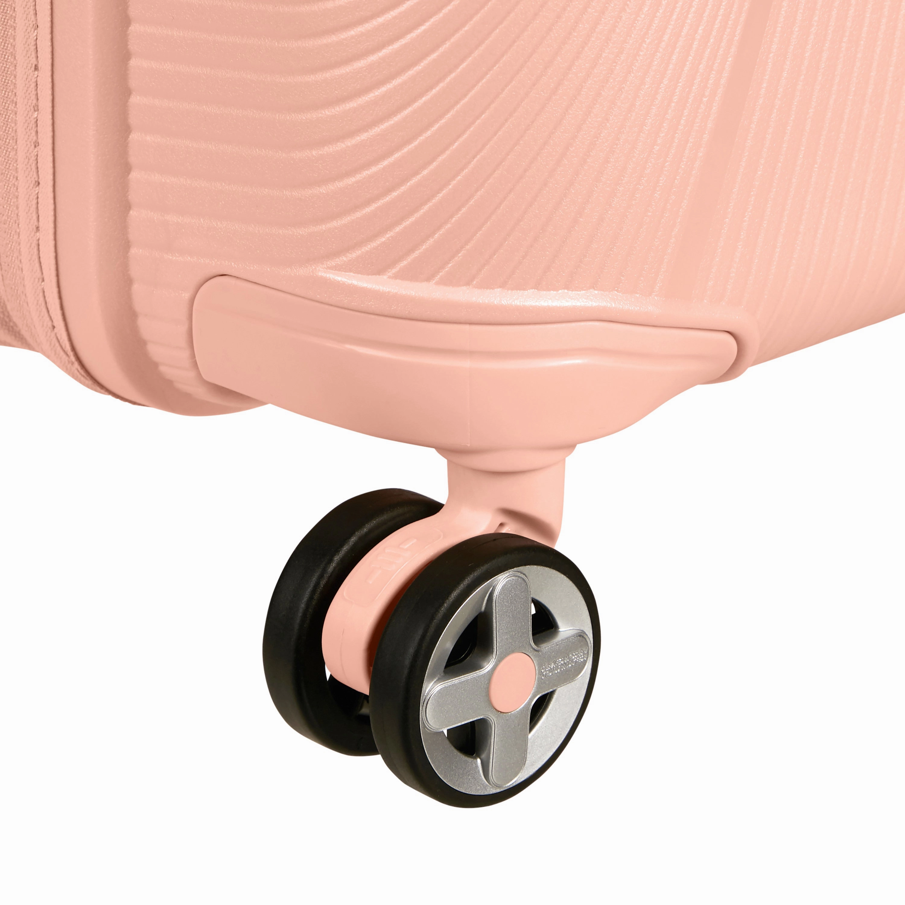 American Tourister StarVibe Spinner Medium Expandable Luggage - Metallic Peach