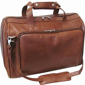 Amerileather 18" Leather Carry On Weekend Duffel,Brown,US