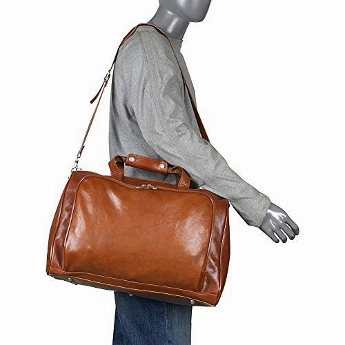 Amerileather Leather 2 Pc. Carry-On Set (Brown)
