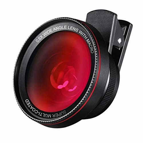AMIR Phone Camera Lens, 0.6X Super Wide Angle Lens   15X Macro Lens for iPhone Lens Kit, 2 in 1
