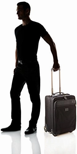 Andiamo Avanti Collection 20 Inch Intl Auto-Expand Carry-On, Midnight Black, One Size