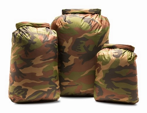 Aqua Quest Camo Lovers Combo - 100% Waterproof 5-Piece Kit - 10   20   30 L Dry Bags, 25 L Himal
