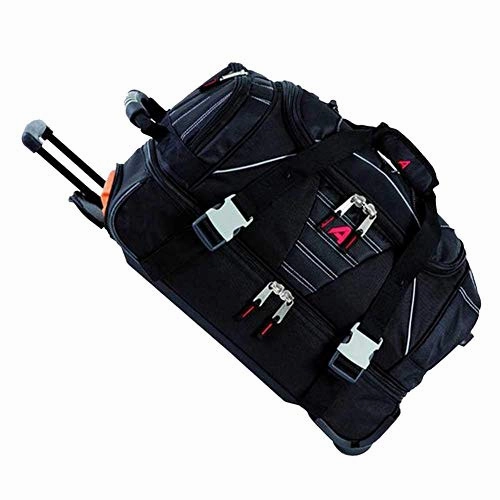 Athalon Luggage Carryon Equipment Wheeled Duffel Bag, Black, One Size