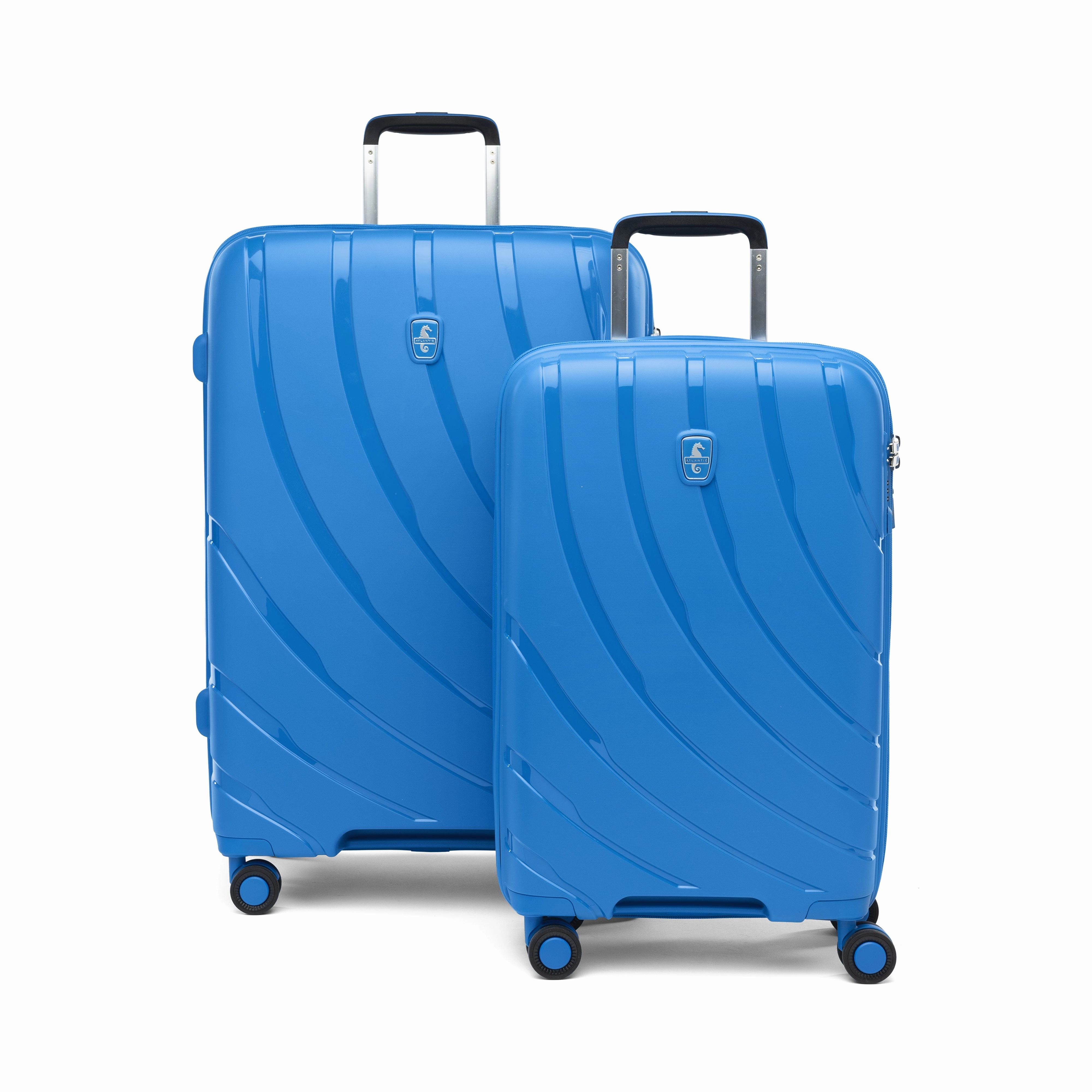 Atlantic 2 Pc Luggage Set - Carry-on & Convertible Medium to Large Checked Exp Hardside Spinners