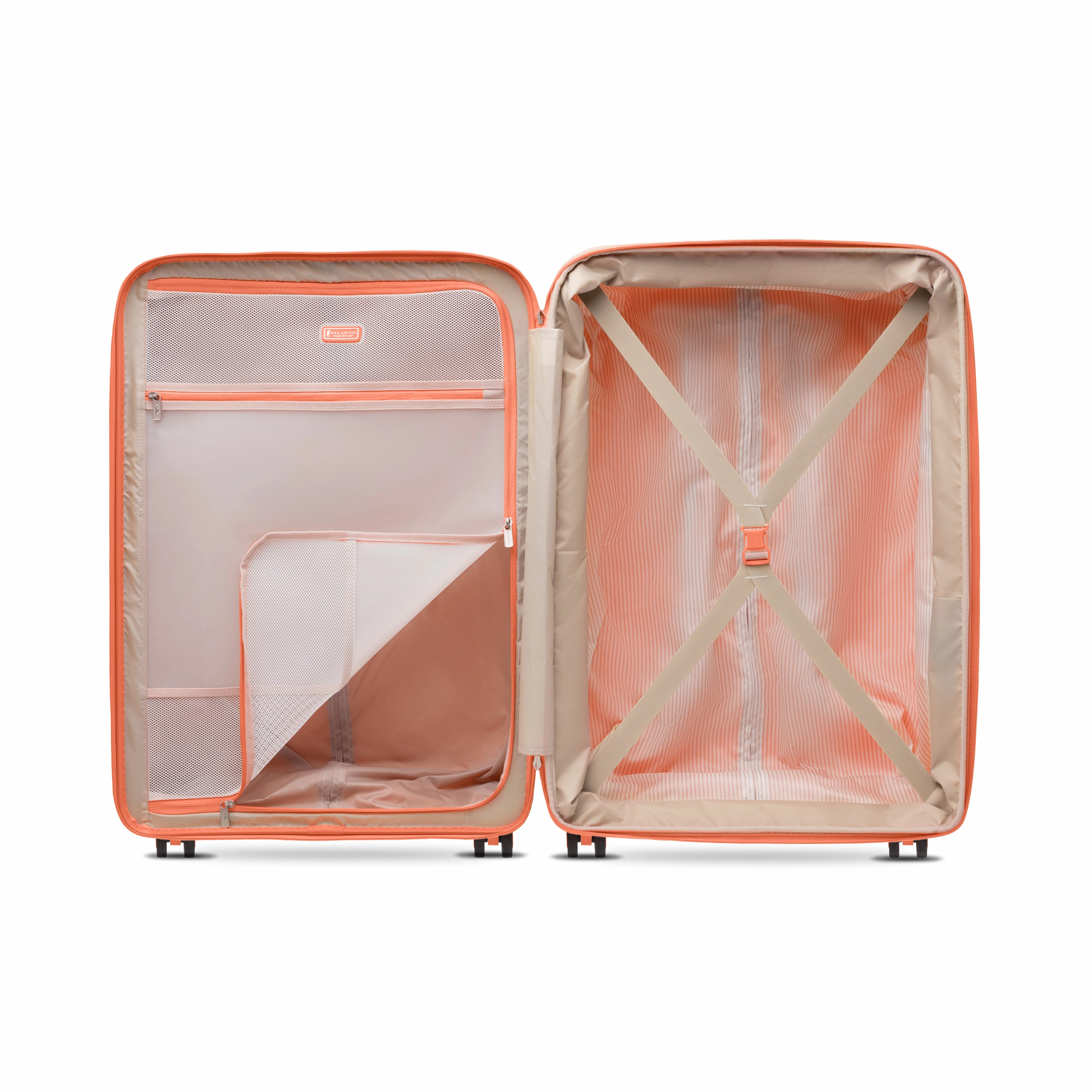 Atlantic 2 Pc Luggage Set - Carry-on & Convertible Medium to Large Checked Exp Hardside Spinners