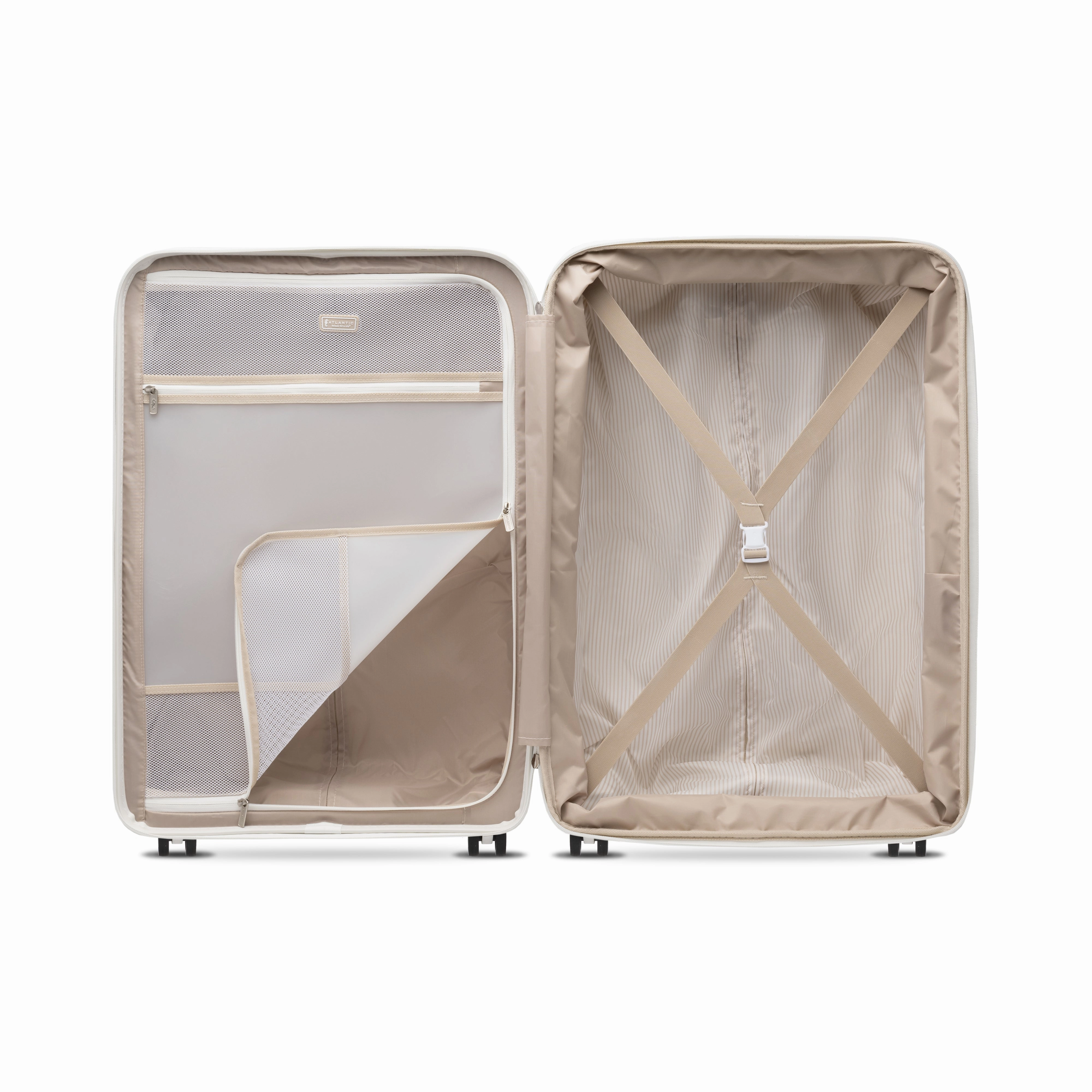 Atlantic 2 Pc Luggage Set - Carry-on & Convertible Medium to Large Checked Exp Hardside Spinners