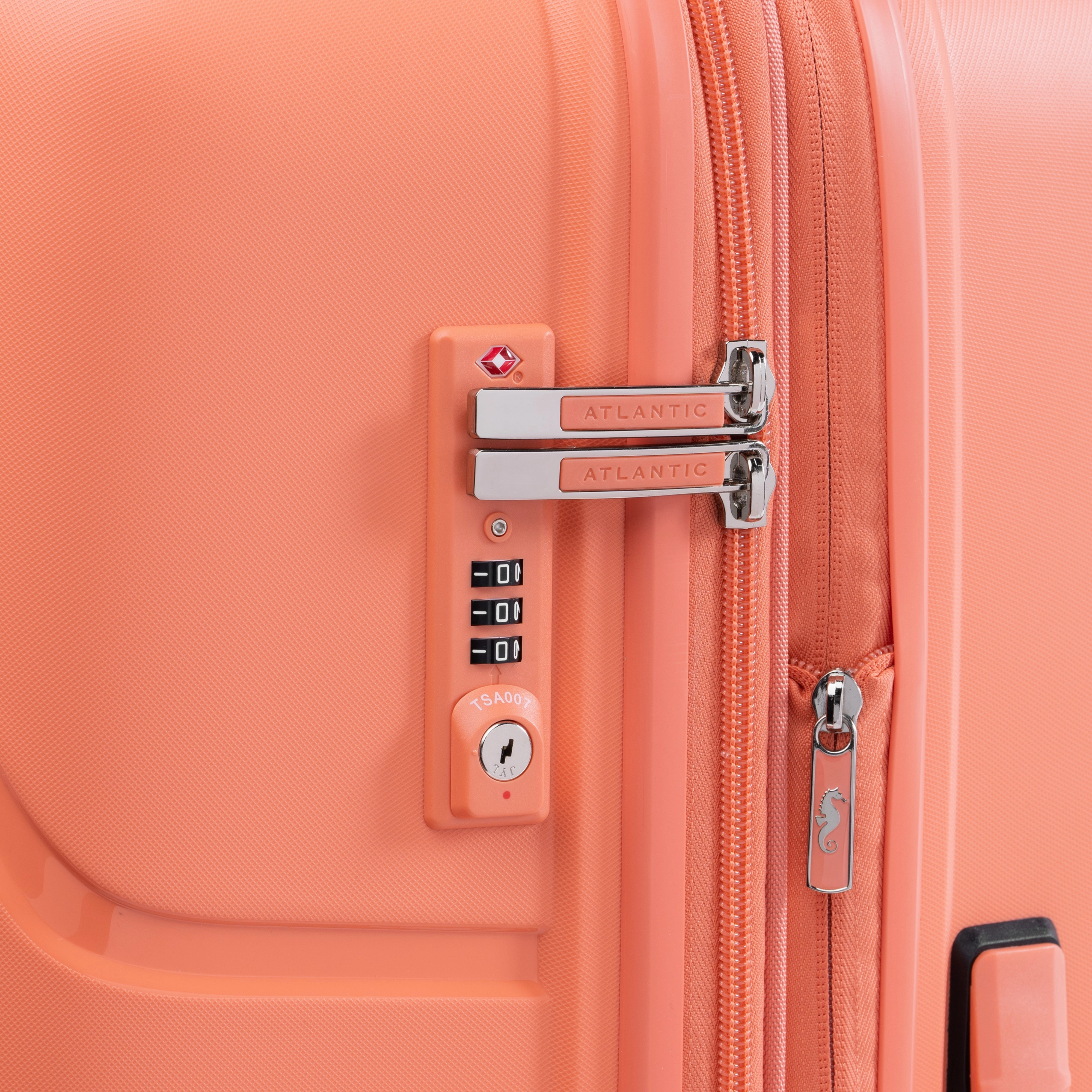 Atlantic 2 Pc Luggage Set - Carry-on & Convertible Medium to Large Checked Exp Hardside Spinners