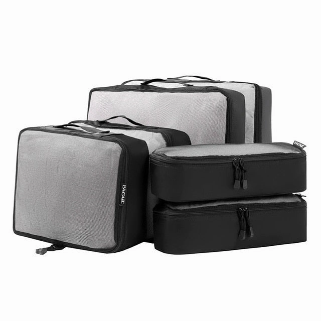 Bagail 6 Set Packing Cubes,3 Various Sizes Travel Luggage Packing Organizers Bag