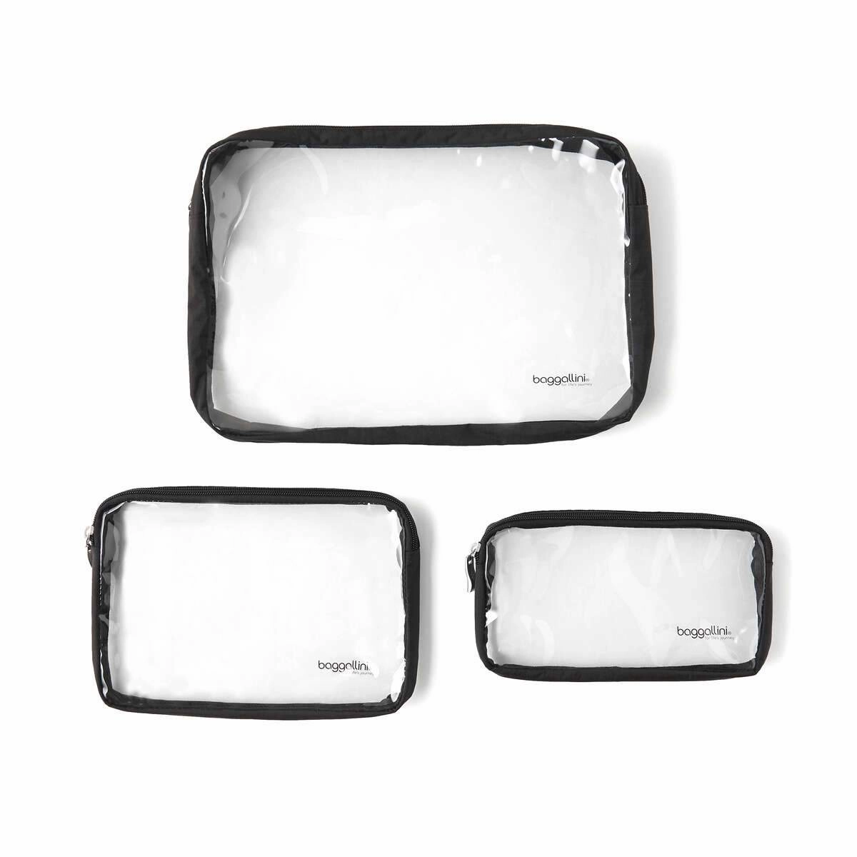 Baggallini Clear Travel Pouches