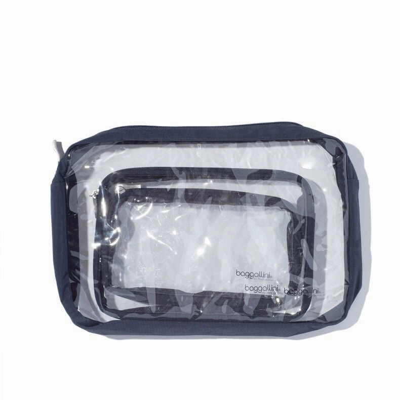 Baggallini Clear Travel Pouches