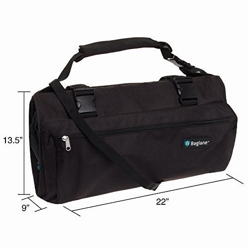 Baglane Garment Suit Bag Travel Carry On Garment Bag (Black)