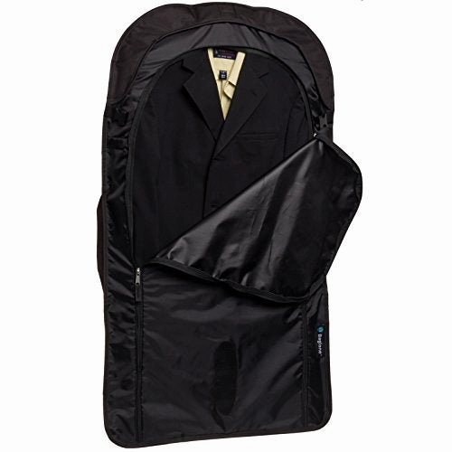 Baglane Garment Suit Bag Travel Carry On Garment Bag (Black)