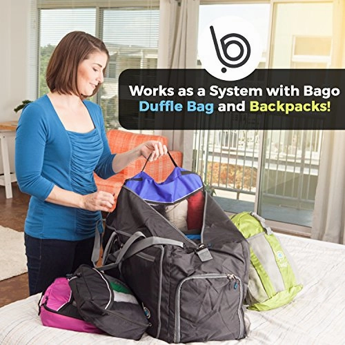 Bago Packing Cubes For Travel Bags - Luggage Organizer 5pc Set with 6 organizers