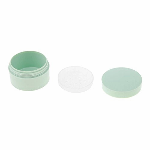 Baoblaze 5g/15g Plastic Empty Powder Case Face Powder Makeup Jar Travel Kit Blusher Cosmetic Makeup