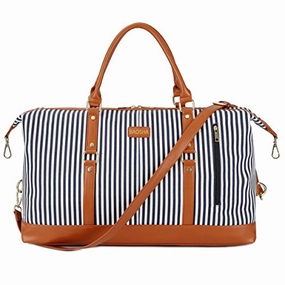 Baosha Hb-14 Canvas Travel Tote Duffel Bag Carry On Weekender Overnight Bag Oversized For Women And