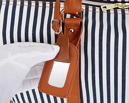 Baosha Hb-24 Ladies Women Canvas Weekender Bag Travel Duffel Tote Bag Weekend Overnight Travel