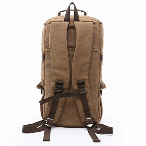 Baosha Hb-26 3-Ways Vintage Canvas Men Holdall Weekend Travel Duffel Bag Backpack Messenger