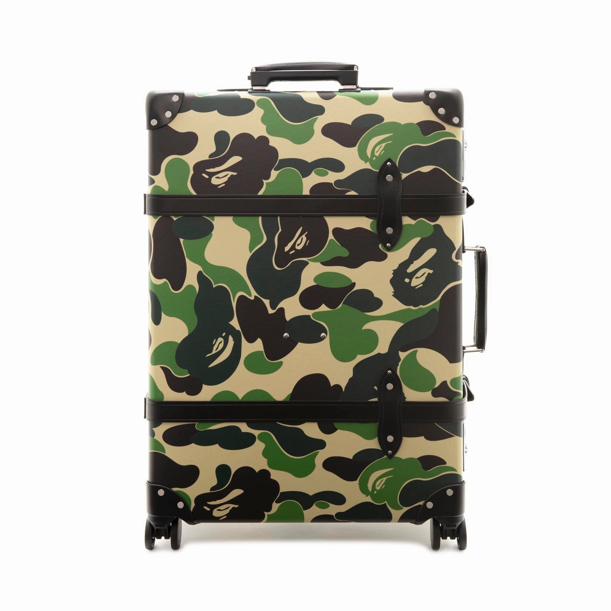 Bape  Large Check-In - 4 Wheels | Green/Black/Chrome