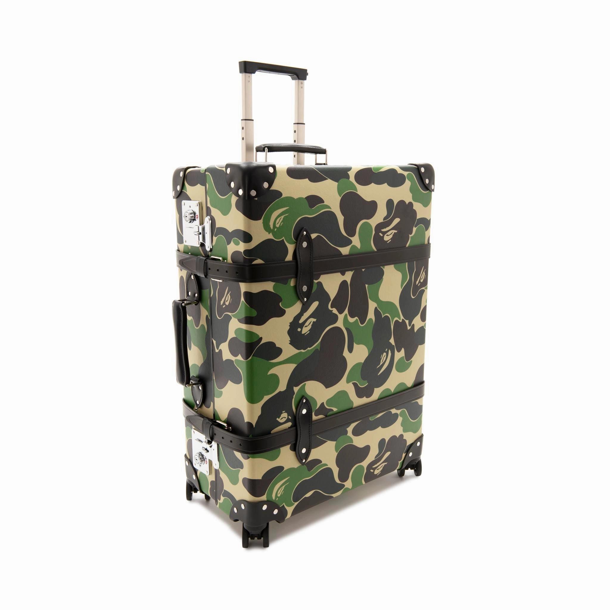 Bape  Large Check-In - 4 Wheels | Green/Black/Chrome