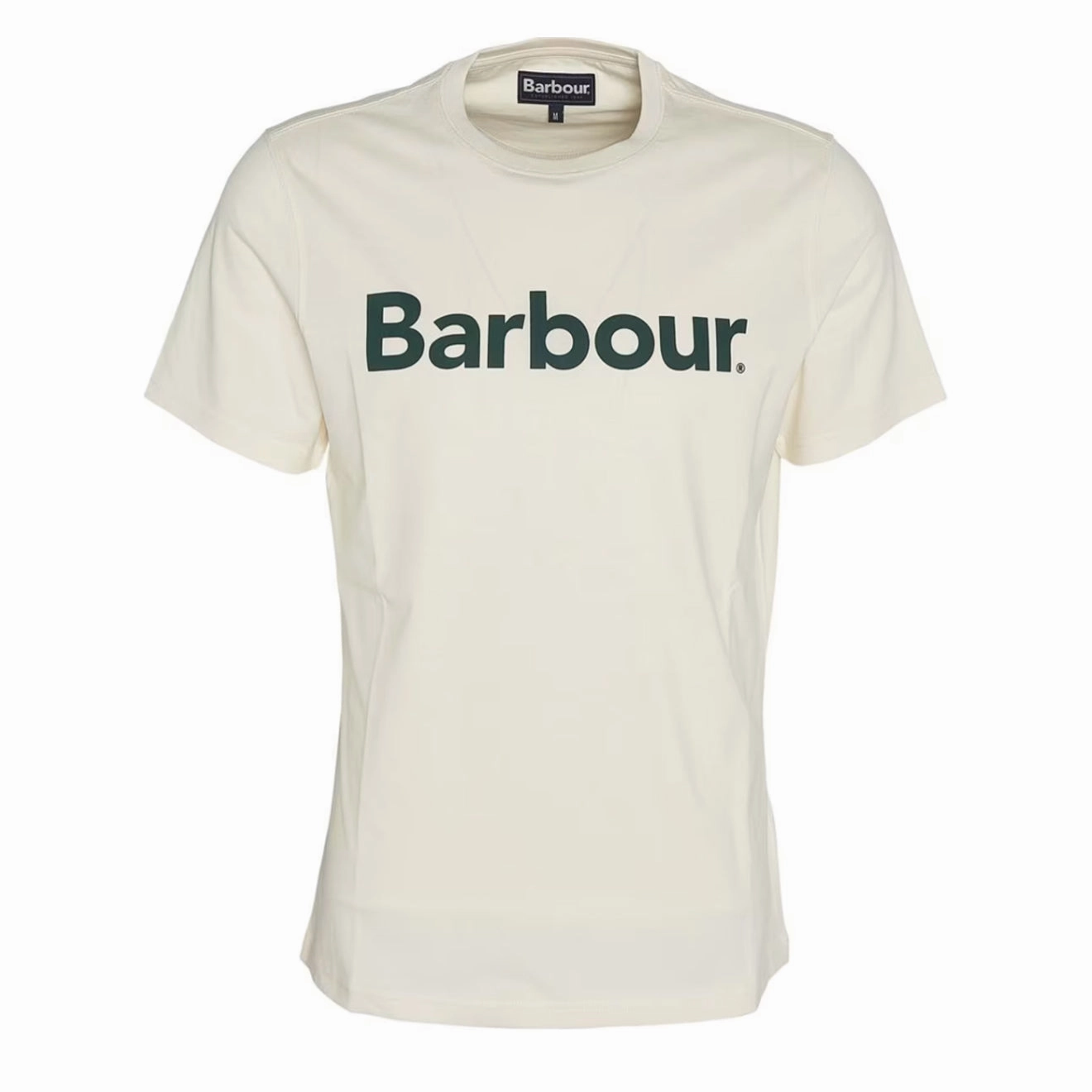 Barbour Logo T-Shirt Whisper White henley shirts online