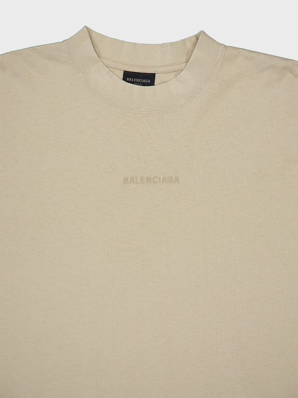 Beige Back Medium Fit T-Shirt