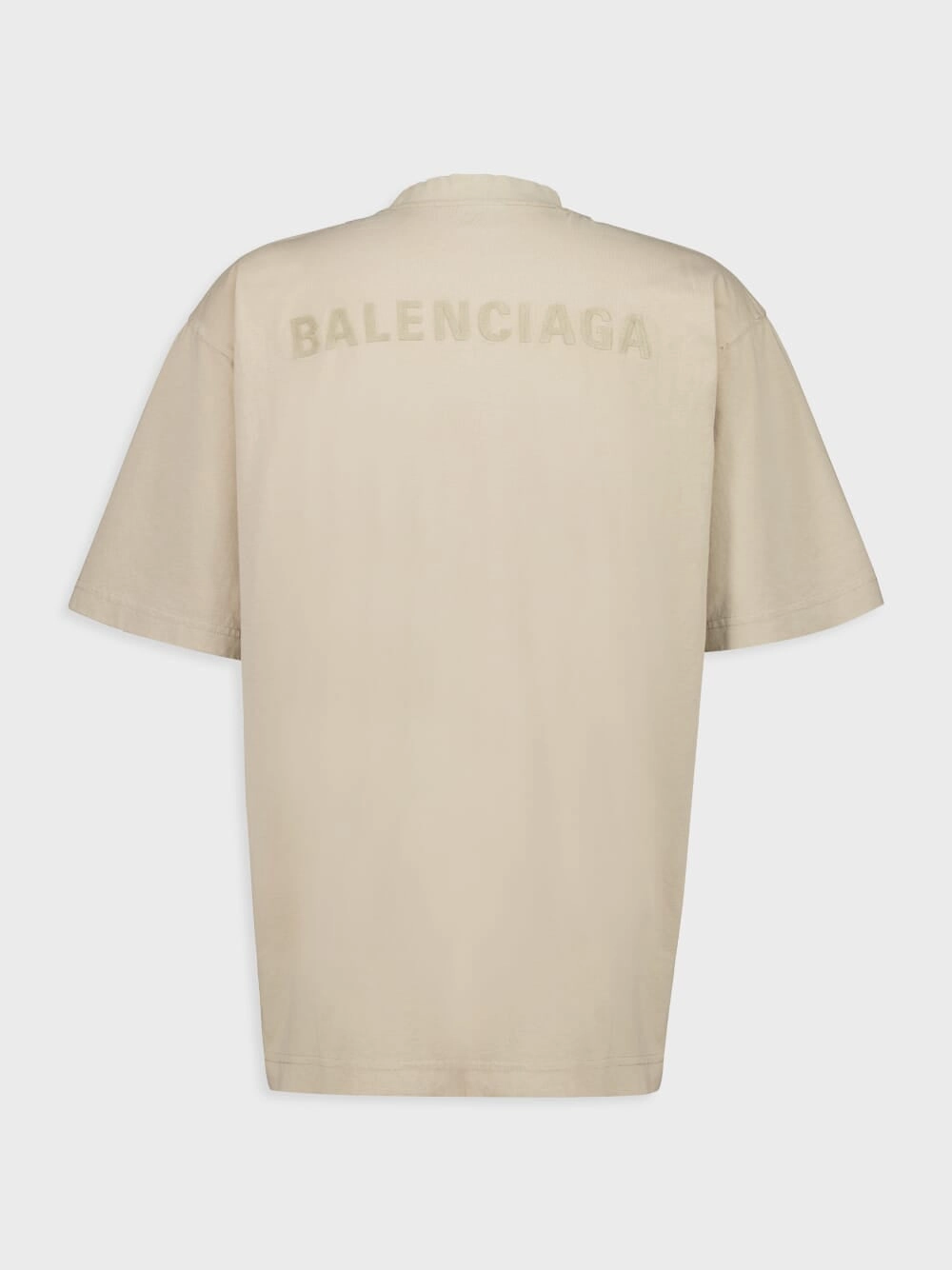 Beige Back Medium Fit T-Shirt
