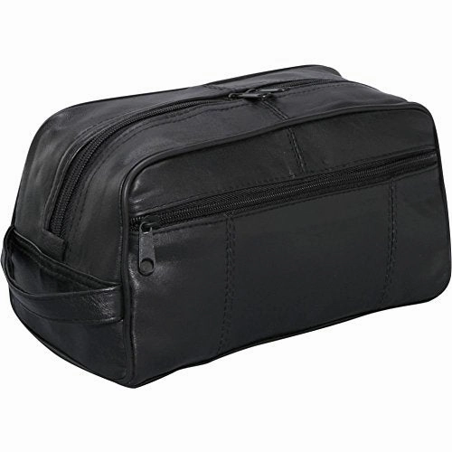 Bellino Leather Toiletry Kit, Black