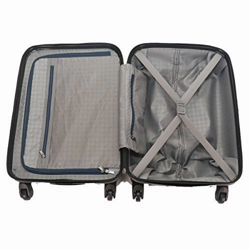 Ben Sherman 20" Abs 4-Wheel Carry-On Luggage, Navy