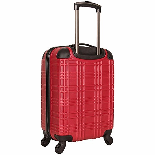 Ben Sherman Nottingham 20" Embossed Pap 4-Wheel Upright Carry-On In Red