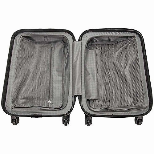 Ben Sherman Nottingham 20" Embossed Pap 4-Wheel Upright Carry-On In Red