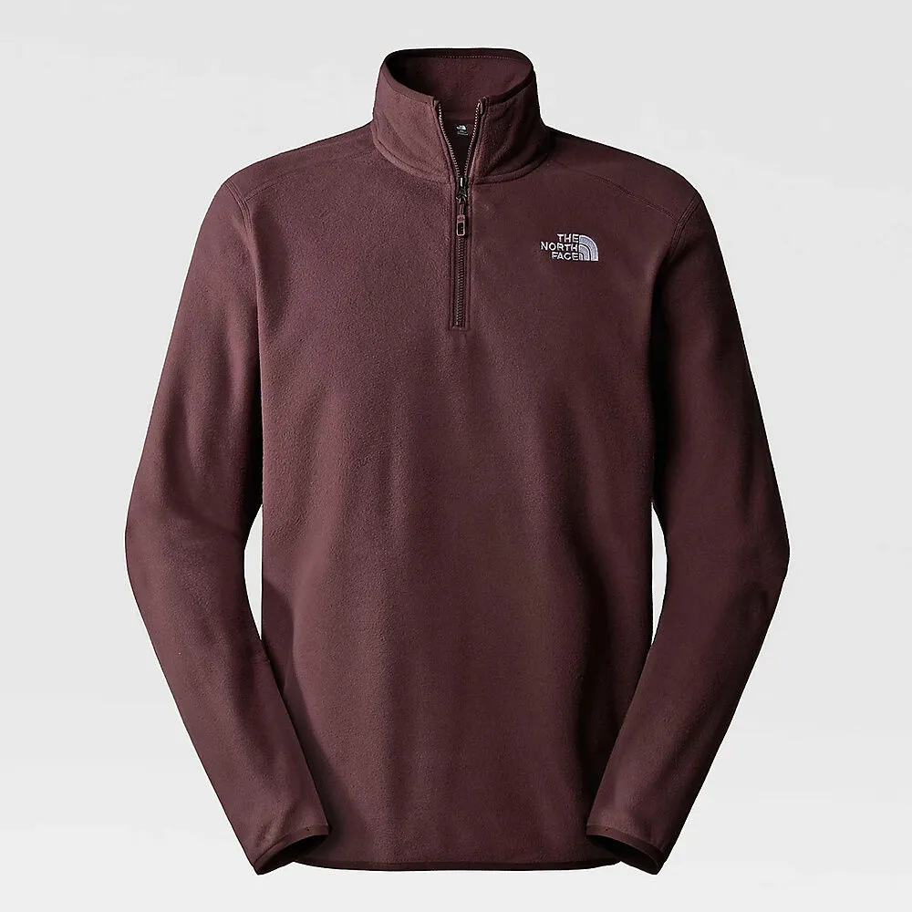 2025 Genuine THE NORTH FACE Men's Glacier 100 Fleece 1/4 Zip official sale, fast shipping with 5-7 business days delivery.