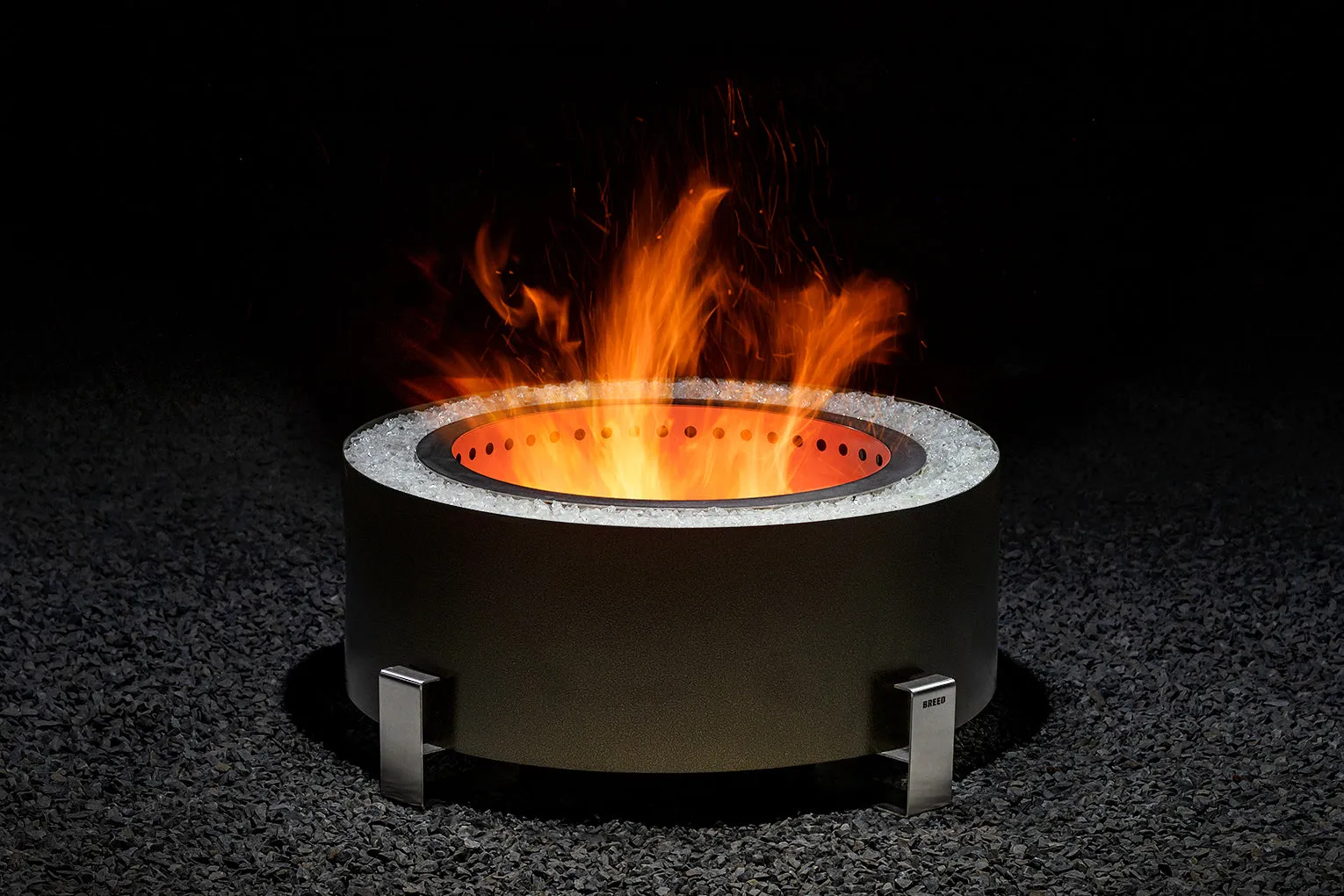 Big Discount For 2025 Best Place For Breeo Luxeve 24" Smokeless Fire Pit with Lid & Glass Stock on sale, new style designer Items are all our online store.