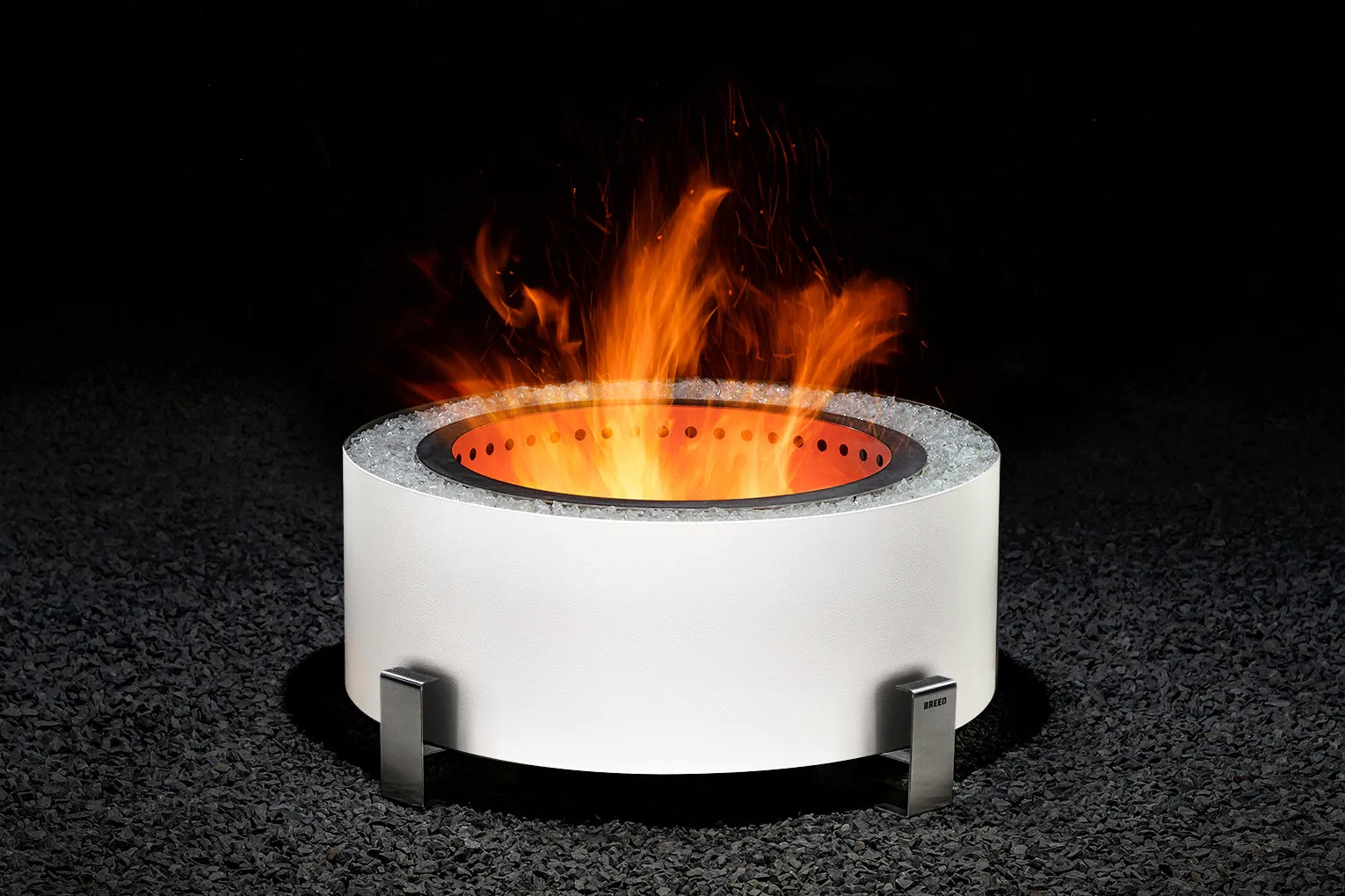 Most fashionable Breeo Luxeve 24" Smokeless Fire Pit with Lid & Glass , enjoy big discount for you.
