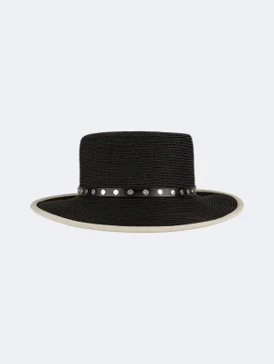 2025 Genuine Best Site For Oil And Gaz Stylish Women Beach Cordobes Hat Beige/Black |Big Coupon Code For Sale , come and orders our Items, the more the cheaper!