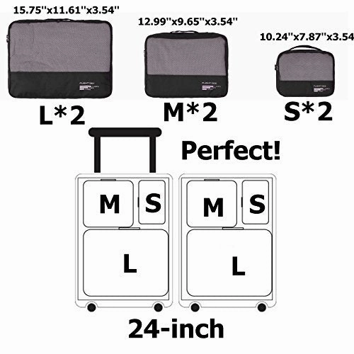 Best Packing Cubes Set Travel Luggage Organizers Suitcase Lightweight Accessories