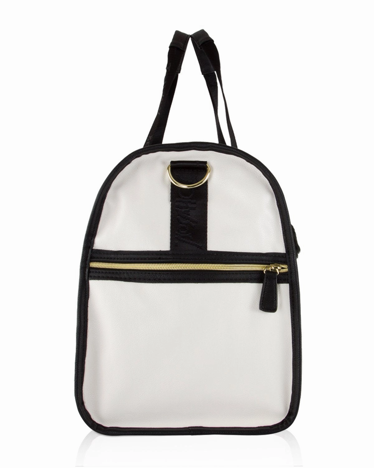 Betsey Johnson Chevron Carry On Weekender Travel Duffel Bag - Black White