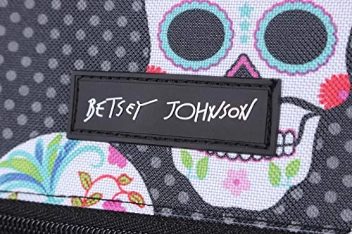 Betsey Johnson Luggage Designer Pattern Suitcase Wheeled Duffel Carry On Bag (Paris Love) (One