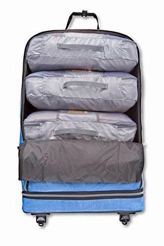 Biaggi Zipcubes- 3 Packing Cubes and Laundry/Shoe Bag - Large - As Seen on Shark Tank