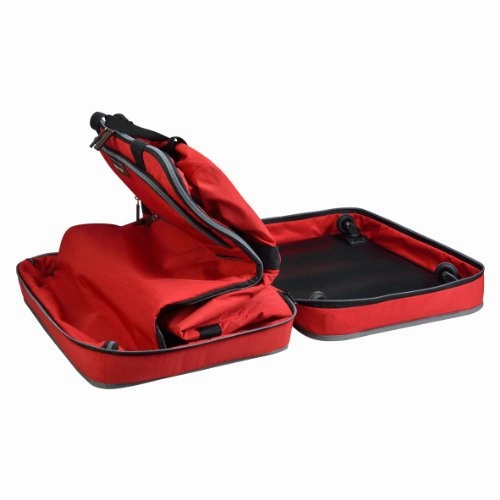 Biaggi Zipsak Micro-Fold Spinner Suitcase - 31-Inch - As Seen on Shark Tank - Red